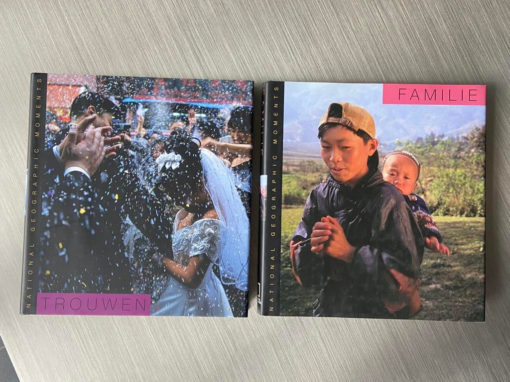 2x National Geographic Moments. TROUWEN en FAMILIE., Ophalen of Verzenden, Zo goed als nieuw, Overige onderwerpen