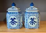 2x Chinese theebus porselein., Antiek en Kunst, Ophalen of Verzenden