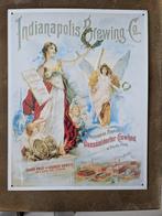 Indianapolis Bier schild, Verzamelen, Biermerken, Ophalen of Verzenden, Zo goed als nieuw, Reclamebord, Plaat of Schild, Overige merken
