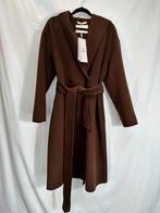 Anfiny wol coat mantel bruin 42 s 38 jas nieuw €720, Bruin, Ophalen of Verzenden, Zo goed als nieuw, Maat 36 (S)