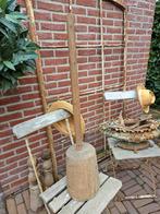 Oude houten stamper, Antiek en Kunst, Ophalen of Verzenden