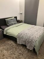 2 boxsprings 120x200 en 140x200, Huis en Inrichting, Slaapkamer | Boxsprings, Ophalen, Twijfelaar, Grijs