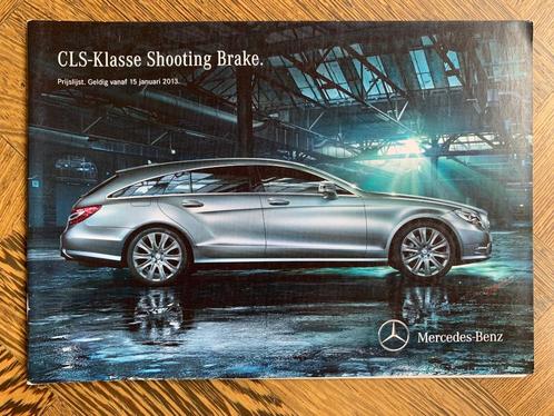Prijslijst Mercedes-Benz CLS-klasse Shooting Brake S218 2013, Boeken, Auto's | Folders en Tijdschriften, Nieuw, Mercedes, Ophalen of Verzenden