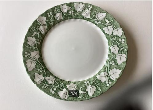 1 los dinerbord, plat bord Klimop, wingerd Churchill Engels, Huis en Inrichting, Keuken | Servies, Zo goed als nieuw, Bord(en)