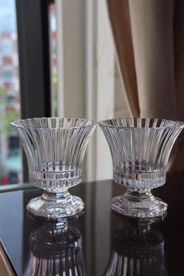 Vintage votive Tipperary kristallen kandelaars  beschikbaar voor biedingen