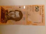 5 keer Venezuela 50 Bolivar Biljet, Ophalen of Verzenden, Buitenland, Bankbiljetten