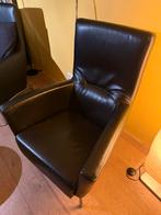Leren fauteuils 2x, Huis en Inrichting, Fauteuils, Ophalen, Gebruikt, Minder dan 75 cm, Leer