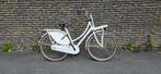Een witte Voque damesfiets met terugtraprem en transportrek., Fietsen en Brommers, 50 tot 53 cm, Ophalen, Gebruikt, Voque