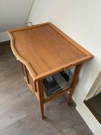 Theekastje met dienblad & geslepen glas, Minder dan 50 cm, Ophalen of Verzenden, Zo goed als nieuw, Minder dan 25 cm