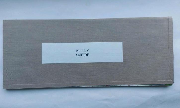 12C stafkaart uit 1960 Smilde met oa Veenhuizen Appelscha, Boeken, Atlassen en Landkaarten, Zo goed als nieuw, Landkaart, Nederland