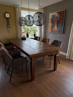 Teakhouten eettafel vergadertafel kloostertafel kasteeltafel, Ophalen, Gebruikt, 100 tot 150 cm, Teakhout