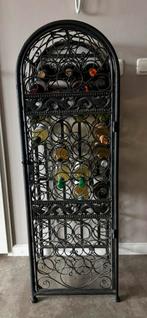 Wijnrek 45 flessen afsluitbaar., Huis en Inrichting, Woonaccessoires | Wijnrekken, Ophalen, Zo goed als nieuw, Metaal, Minder dan 50 cm