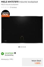 MIELE KM7373FRInductie kookplaat, Witgoed en Apparatuur, Kookplaten, Zo goed als nieuw, Inbouw, Gas, 4 kookzones