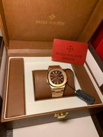 Patek Philippe Nautilus Rose Gold Brown Dial, Nieuw, Patek Philippe, Ophalen of Verzenden, Waterdicht