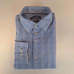 Heren overhemd lange mouw, shirt, Claude Vigo, XL, Blauw, Claude Vigo, Ophalen of Verzenden, Gedragen