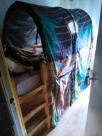 Ikea kura omkeerbaar bed met bedtent., Ophalen, Gebruikt, Eenpersoons, Wit