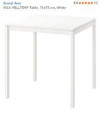 Ikea melltorp tafelblad + onderset 75x75, Huis en Inrichting, Ophalen