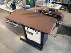 Industriele strijktafel strijk apperatuur met zuigsysteem, Gebruikt, Strijken, Ophalen of Verzenden, Strijken