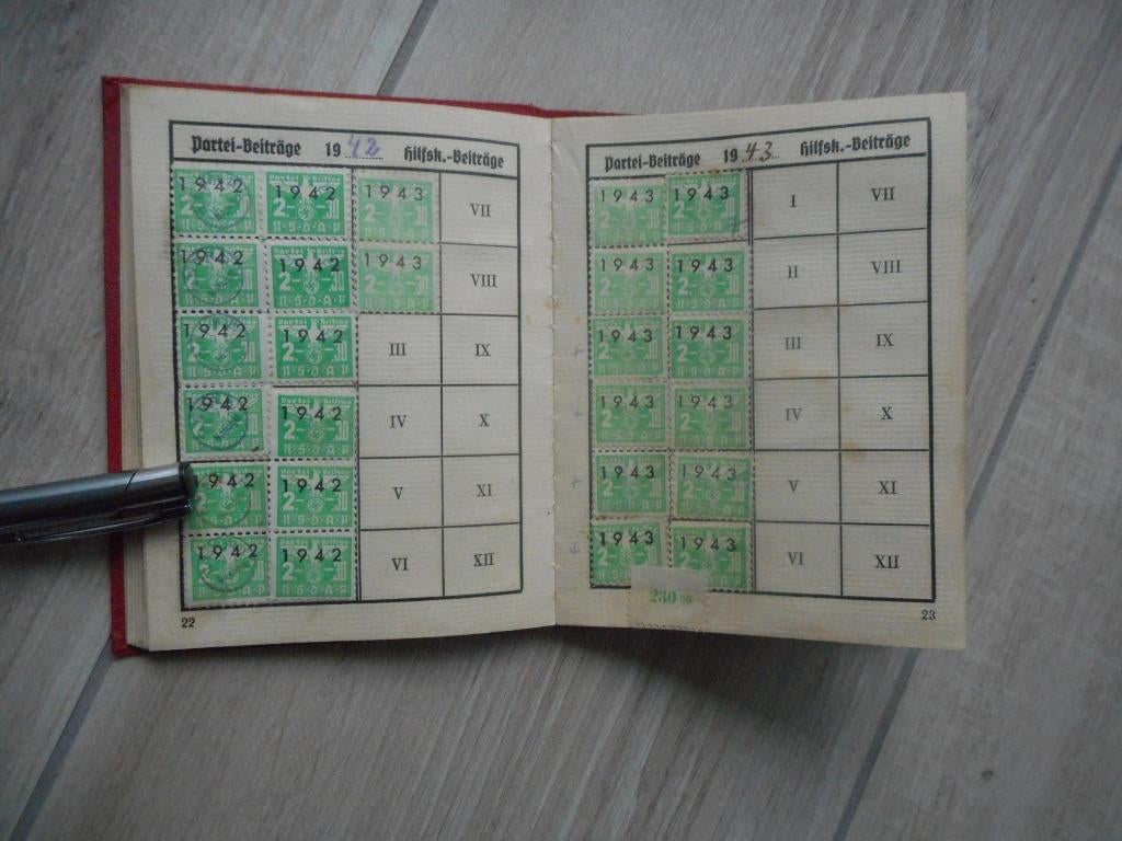 NSDAP Parteiboekje, Verzamelen, Militaria | Tweede Wereldoorlog, Verzenden, Nederland