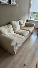 IKEA EKTORP 3 zits bank - beige, Ophalen, Tweepersoons, 75 tot 100 cm, Zo goed als nieuw
