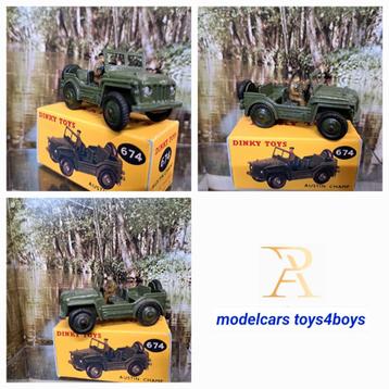 Dinky Toys nr 674 Military Austin Champ (5) 1/43 beschikbaar voor biedingen