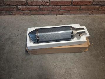 Sportieve Carbon Look Motor Uitlaat Dempe Universeel Model beschikbaar voor biedingen