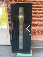 Gebruikte voordeur voorzien van dubbel glas in lood, Ophalen, 80 tot 100 cm, 215 cm of meer, Glas