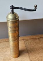 Oude koperen koffiemolen, Antiek en Kunst, Ophalen of Verzenden, Koper