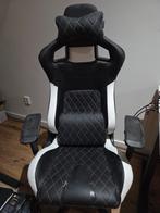 Corsair T1 white bureaustoel gamestoel zie omschrijving, Ophalen, Gebruikt, Wit, Gaming bureaustoel