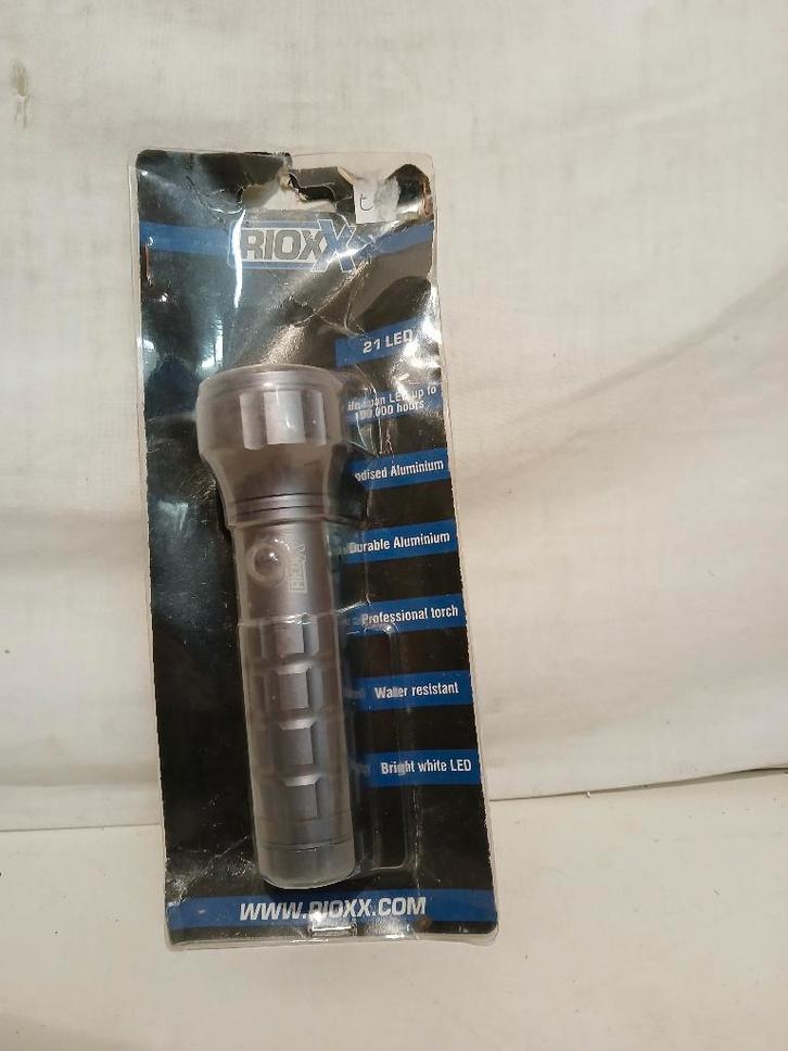 Rioxx LED Zaklamp, Caravans en Kamperen, Zaklampen, Batterij, Ophalen of Verzenden