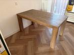 Houten eettafel, Huis en Inrichting, Ophalen, Gebruikt, 50 tot 100 cm, 150 tot 200 cm