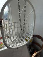 Witte rotan hangstoel - Sissy Boy, Ophalen, Gebruikt, Wit, Riet of Rotan