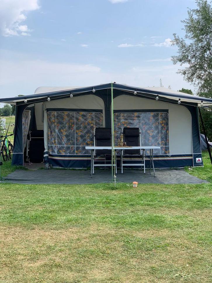 Dorema voortent met luifel maat 12, Caravans en Kamperen, Caravan accessoires, Gebruikt, Ophalen