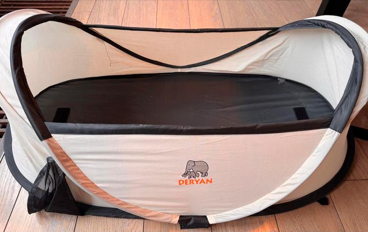 Deryan Babybox Pop-up Campingbedje, Kinderen en Baby's, Boxen, Zo goed als nieuw, Rechthoekig, Ophalen of Verzenden