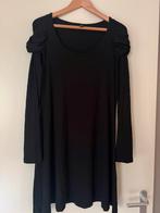 Yoek mooie zwarte jurk, Verzenden, Zwart, Maat 42/44 (L), Zo goed als nieuw