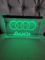 Led licht reclame wandbord audi, Verzamelen, Merken en Reclamevoorwerpen, Ophalen of Verzenden, Nieuw, Lichtbak of (neon) lamp