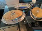 Dekschaal met cloche, Huis en Inrichting, Keuken | Potten en Pannen, Ophalen, Gebruikt, Overige typen