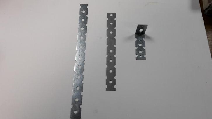 Koppelstrips koppel strip lijmstrips lijmankers ankers lijm, Doe-het-zelf en Verbouw, Kratten en Dozen, Nieuw, Overige typen, 100 cm of meer