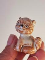 Vintage 1980 glazuur keramiek poes kat, Ophalen of Verzenden