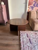 Ronde salon/bijzet tafel - bruin, Huis en Inrichting, Tafels | Salontafels, Japandi, Rond, Zo goed als nieuw, Minder dan 50 cm