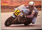 Poster Franco Uncini op Suzuki Gamma 500, Verzenden, Zo goed als nieuw, Motoren