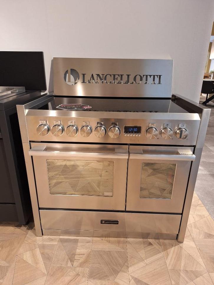 Lancellotti vrijstaand fornuis met stoomoven, Witgoed en Apparatuur, Fornuizen, Nieuw, Vrijstaand, Inductie, 5 kookzones of meer
