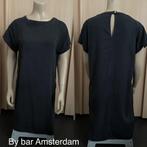 By bar Amsterdam jurk zwart korte mouw knoopjes 38 M, Zwart, Ophalen of Verzenden, Gedragen, Boven de knie
