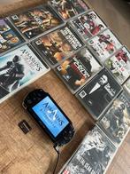 Sony PSP + 14 originele games + oplader + geheugenkaart, Spelcomputers en Games, Spelcomputers | Sony PSP, Ophalen of Verzenden