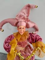 Vintage Porseleinen Harlekijn Pop, Verzamelen, Poppen, Ophalen of Verzenden