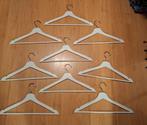 16 witte stevige Houten kledinghangers, Ophalen of Verzenden, Zo goed als nieuw, Hout, Volwassenen