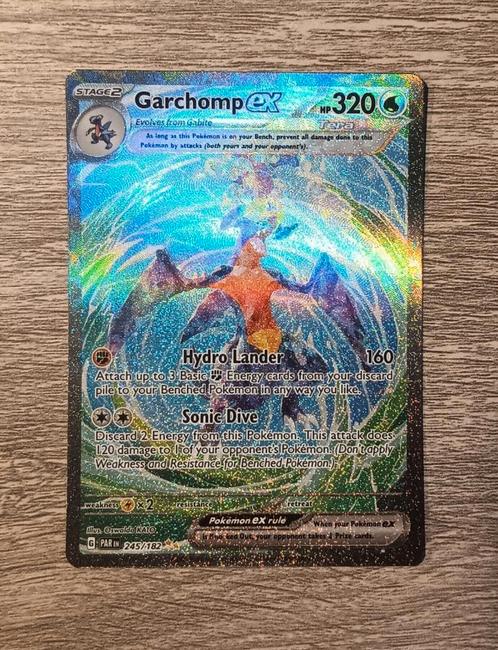 Garchomp ex (PAR245), Hobby en Vrije tijd, Verzamelkaartspellen | Yu-gi-Oh!, Zo goed als nieuw, Losse kaart, Ophalen of Verzenden