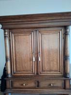 Gratis af te halen, donker eiken kast., Ophalen, Gebruikt, Minder dan 150 cm, 150 tot 200 cm