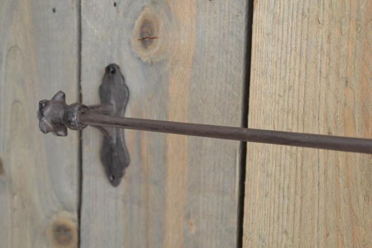 HANDDOEKREK ~sierlijke knoppen ~ groot bruin LANDELIJK, Huis en Inrichting, Badkamer | Badtextiel en Accessoires, Nieuw, Handdoekenrek