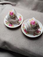 Bonne China Queen Anne Kop en Schotel, Huis en Inrichting, Keuken | Servies, Ophalen of Verzenden, Zo goed als nieuw, Overige stijlen